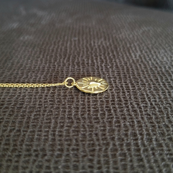 Zeyzey Gold💛 Heart❤ Disc📀 Pendant Necklace - Picture 11 of 15